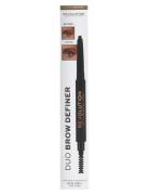 Makeup Revolution Duo Brow Definer Pencil Light Øyebrynsblyant Sminke ...