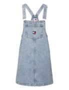 Pinafore Dress Cg4114 Kort Kjole Blue Tommy Jeans