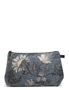 Cosmetic L Denim Blue Flower Linen Toalettveske Multi/patterned Ceanni...