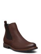 Women Boots Shoes Chelsea Boots Brown Tamaris