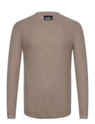 Hco. Guys Sweaters Tops Knitwear Round Necks Brown Hollister