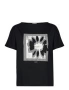 T-Shirts Tops T-shirts & Tops Short-sleeved Black Esprit Casual