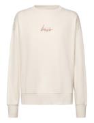 C_Eteia_2 Tops Sweat-shirts & Hoodies Sweat-shirts Cream BOSS