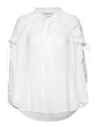 Observation Tops Blouses Long-sleeved Cream Munthe