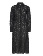 Joe - Delicate Texture Knelang Kjole Black Day Birger Et Mikkelsen