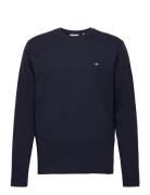 Reg Shield Ls T-Shirt Tops T-shirts Long-sleeved Blue GANT