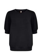 Sc-Banu Tops Sweat-shirts & Hoodies Sweat-shirts Black Soyaconcept