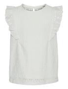 Vmpalma Sl O-Neck Top Jrs Girl Tops Blouses & Tunics White Vero Moda G...