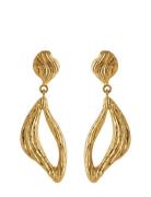 Flowing Dreams Earrings Øredobber Smykker Gold Pernille Corydon