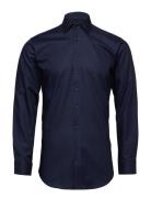 Seven Seas Fine Twill | Slim Tops Shirts Business Navy Seven Seas Cope...