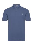 The Fred Perry Shirt Tops Polos Short-sleeved Navy Fred Perry