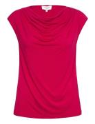 Rwbiarritz Ss Waterfall T-Shirt Tops T-shirts & Tops Sleeveless Pink R...