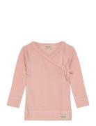 Tut Wrap Ls Tops T-shirts Long-sleeved T-shirts Pink MarMar Copenhagen