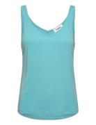 Slcolumbine Tank Top Tops T-shirts & Tops Sleeveless Blue Soaked In Lu...