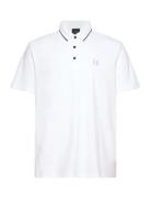 Polo Tops Polos Short-sleeved White Armani Exchange