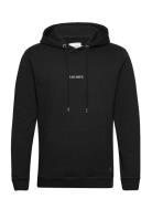 Lens Hoodie Tops Sweat-shirts & Hoodies Hoodies Black Les Deux