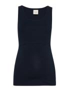 Classic Tank Top Tops T-shirts & Tops Sleeveless Navy Boob