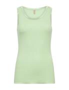 Sc-Ryan Tops T-shirts & Tops Sleeveless Green Soyaconcept