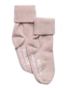 Cotton Socks - Anti-Slip Tøfler Innesko Pink Melton