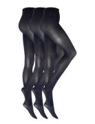 Decoy Recycled Tight 40Den 3Pk Lingerie Pantyhose & Leggings Blue Deco...