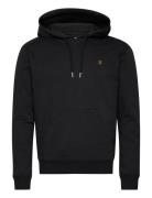 Zain Ls Hoodie Tops Sweat-shirts & Hoodies Hoodies Black Farah