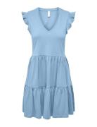 Onlmay Cap Sleev Fril Dress Jrs Noos Kort Kjole Blue ONLY