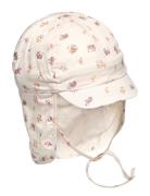 Summer Hat W. String Solhatt Cream En Fant