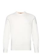 Kanovano Tops Knitwear Round Necks White BOSS