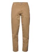 Slh196-Straight New Miles Flex Pant Noos Bottoms Trousers Chinos Beige...