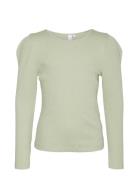 Vmlavender Ls Top Girl Noos Tops T-shirts Long-sleeved T-shirts Green ...