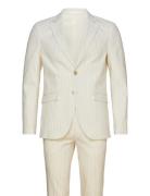 Jprriviera Linen Suit Slim Fit Dress Cream Jack & J S