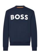 Webasiccrew Tops Sweat-shirts & Hoodies Sweat-shirts Blue BOSS