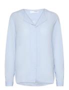 Slfsim -Dynella Ls Shirt O Tops Blouses Long-sleeved Blue Selected Fem...