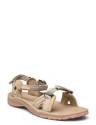 Lakewood Ride Sandal W Flate Sandaler Beige Jack Wolfskin