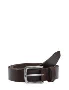 Onsboon Slim Leather Belt Noos Accessories Belts Classic Belts Brown O...