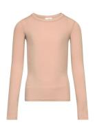 T-Shirt Long-Sleeve Tops T-shirts Long-sleeved T-shirts Beige Sofie Sc...