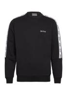 Tape Crewneck Sport Sweat-shirts & Hoodies Sweat-shirts Black Lyle & S...