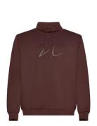 Wa-Sabina Tops Sweat-shirts & Hoodies Sweat-shirts Brown Wasabiconcept