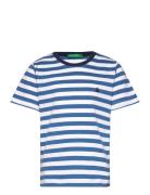 T-Shirt Tops T-shirts Short-sleeved Blue United Colors Of Benetton