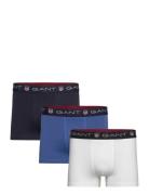 Shield Trunk 3-Pack Boksershorts Navy GANT