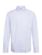 Bs Karl Slim Fit Shirt Tops Shirts Business Blue Bruun & Stengade