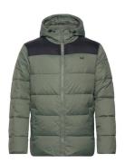 Puffer Jacket Fôret Jakke Green Lee Jeans