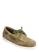 Portland Flesh Out Båtsko Sko Khaki Green Sebago