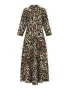 Yassavanna Long Shirt Dress S. Maxikjole Festkjole Black YAS