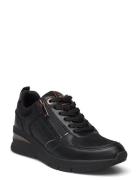 Women Lace-Up Lave Sneakers Black Tamaris