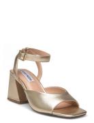 Glisten Sandal Sandal Med Hæl Gold Steve Madden