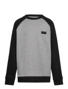 By Core Basic Raglan Crew Tops Sweat-shirts & Hoodies Sweat-shirts Gre...