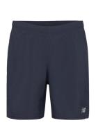 Core Run 2 In 1 7 Inch Short Sport Shorts Sport Shorts Navy New Balanc...