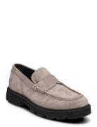 Phil Loafer - Ardesia Suede Mokasiner Lave Sko Grey Garment Project