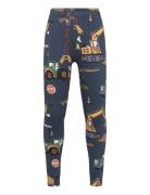 Leggings Working Vehicles Aop Bottoms Leggings Navy Lindex